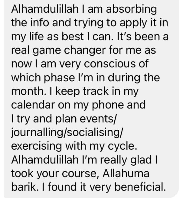 Feedback on Serenity Sync Membership by Dr Asbah Shams
