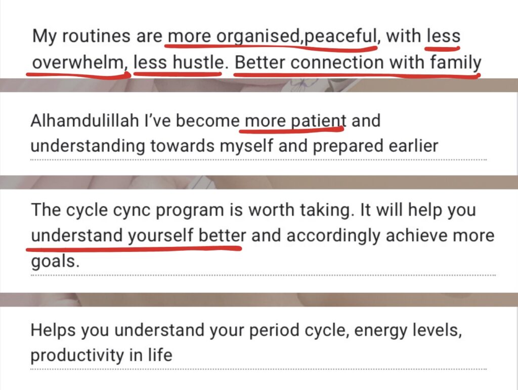 Feedback on Serenity Sync Membership by Dr Asbah Shams