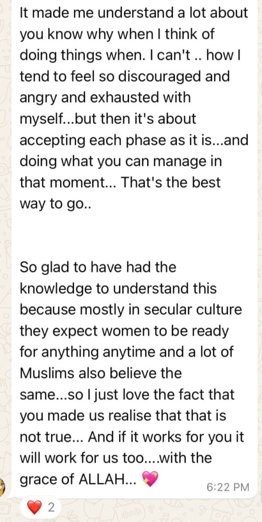 Feedback on Serenity Sync Membership by Dr Asbah Shams