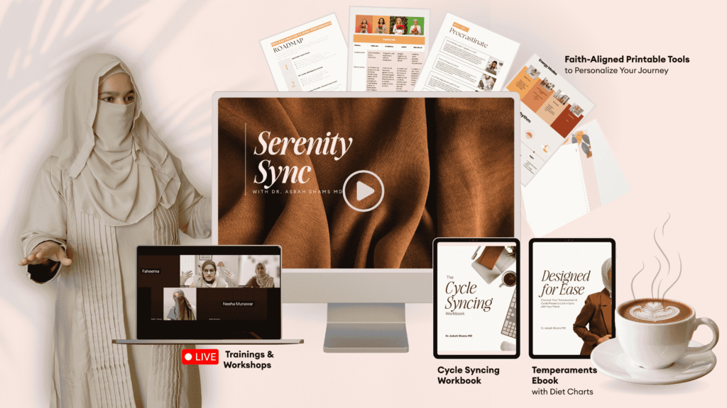 Dr Asbah Shams serenity sync program holistic wellness and productivity system for muslimah